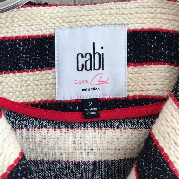 CAbi striped button up jacket. - Picture 4 of 4